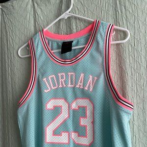 Jordan essential basketball jersey vest - Blue and Pink